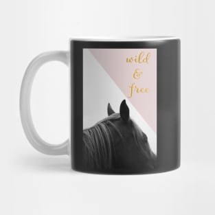 Wild & Free (Pink Horse) Mug